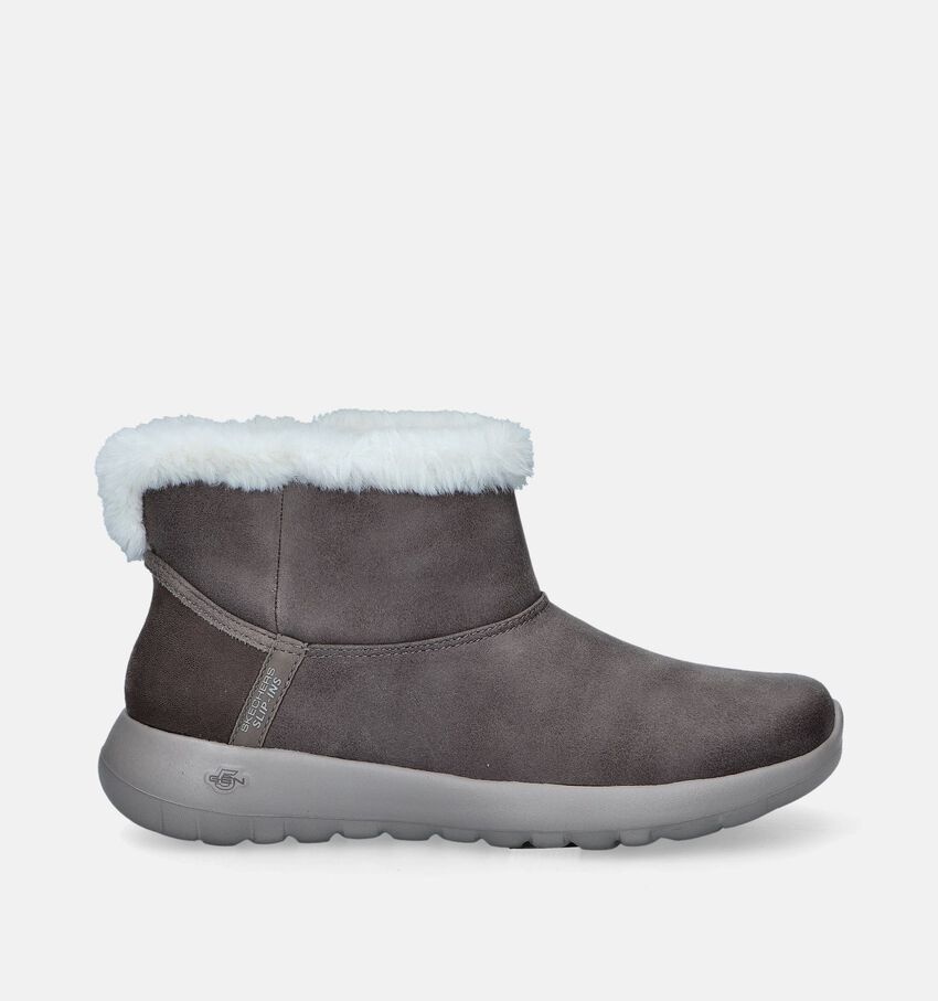 Skechers Slip-ins On-The-Go Joy Cozy Boots en Taupe
