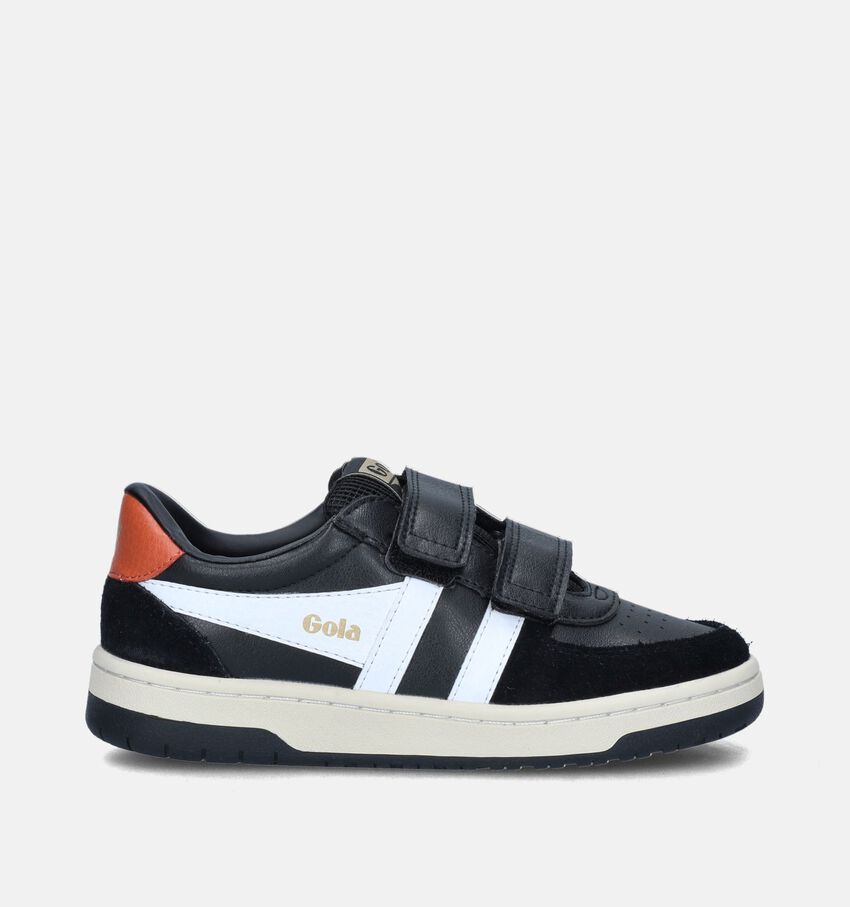 Gola Hawk Strap Zwarte Sneakers