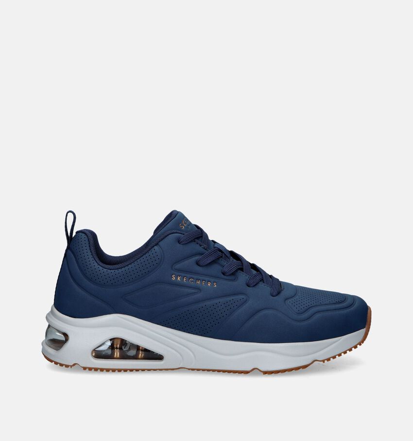 Skechers Tres-Air Uno Baskets en Bleu