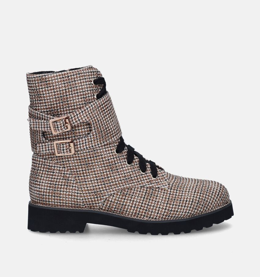 La Strada Boots à lacets en Beige