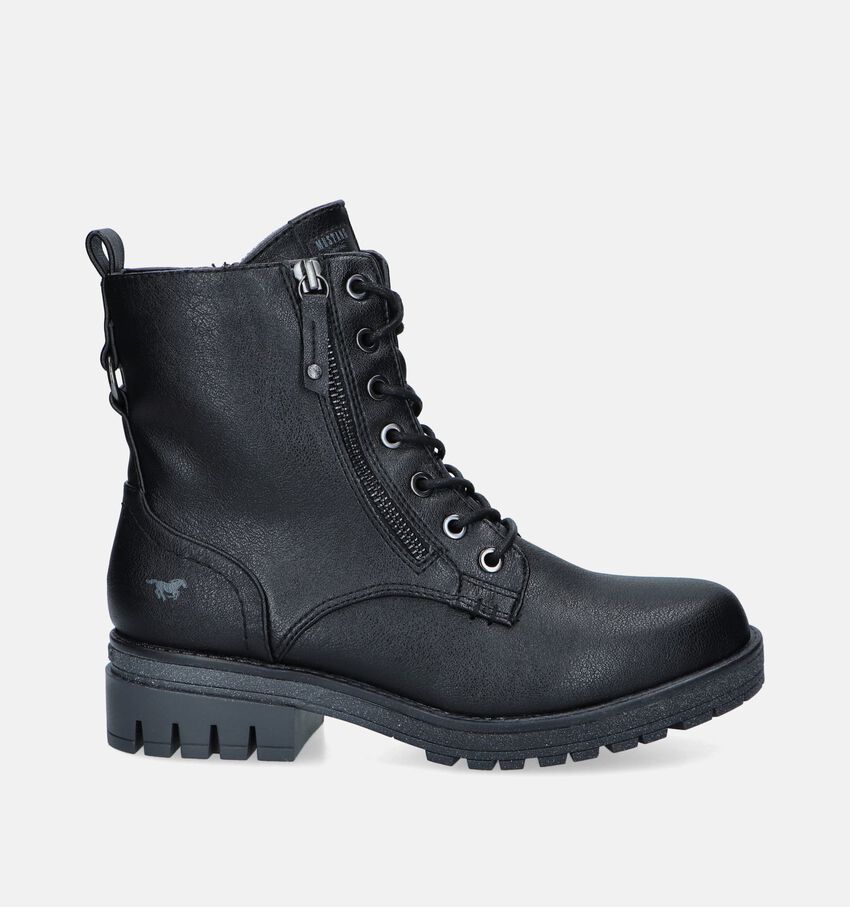 Mustang Boots à lacets en Noir
