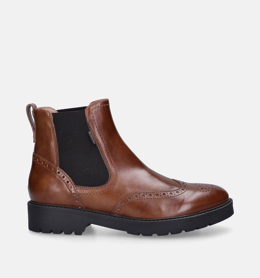 NeroGiardini Bottines Chelsea en Cognac
