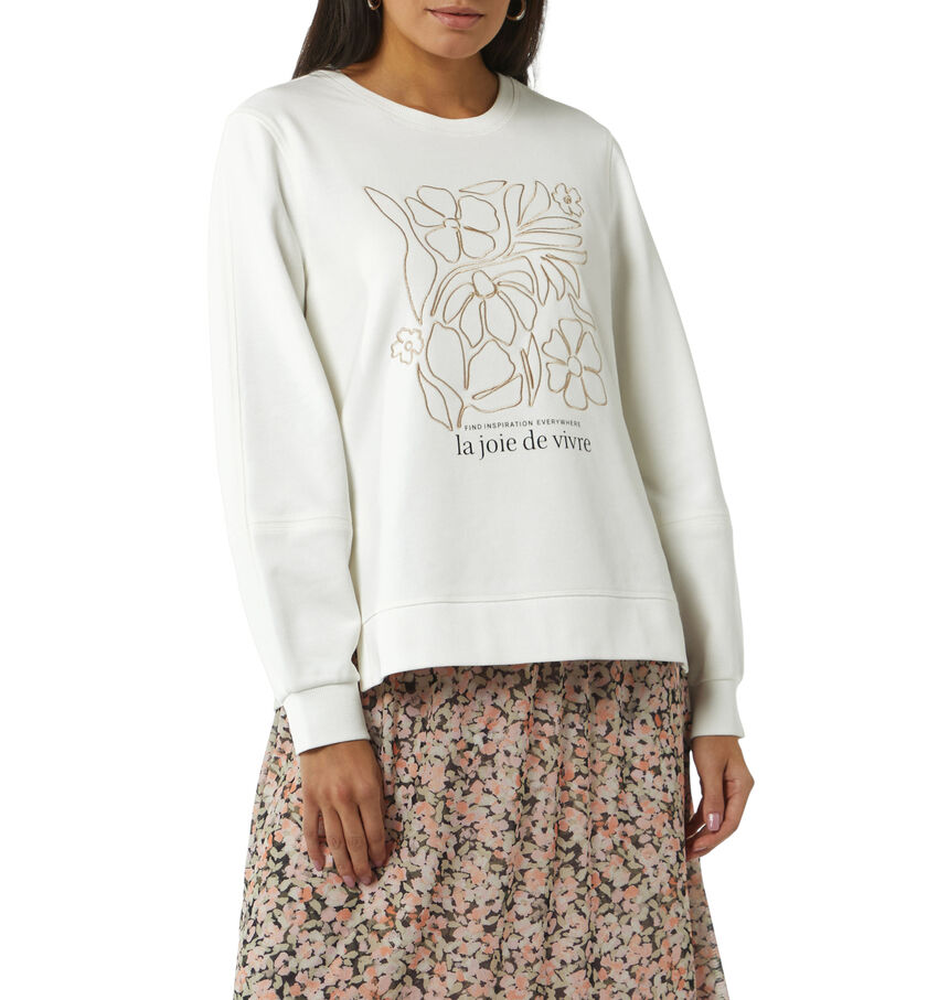 comma casual identity Witte Sweater