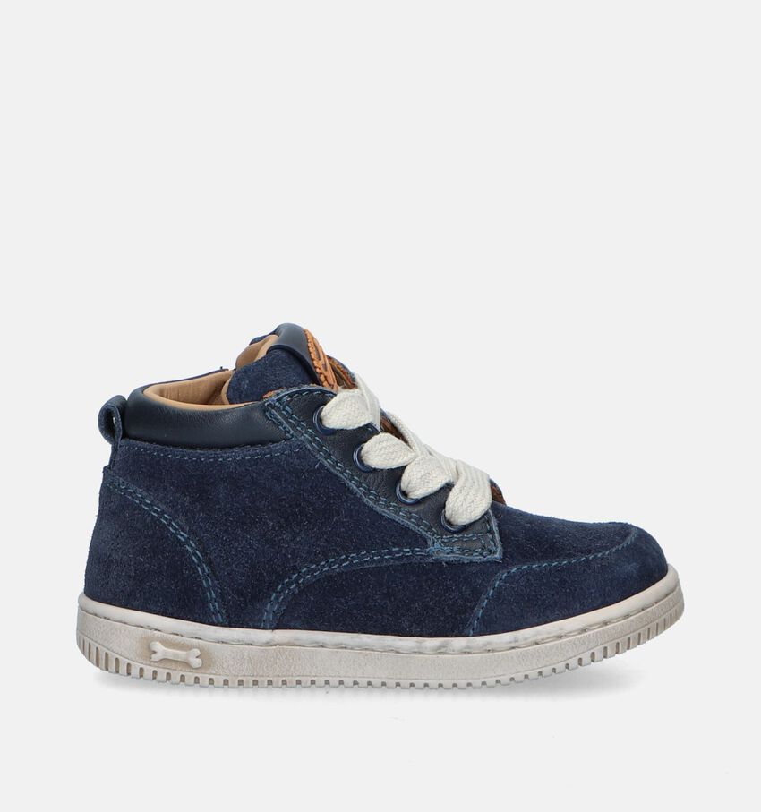 STONES and BONES Nipo Blauwe Babyschoenen