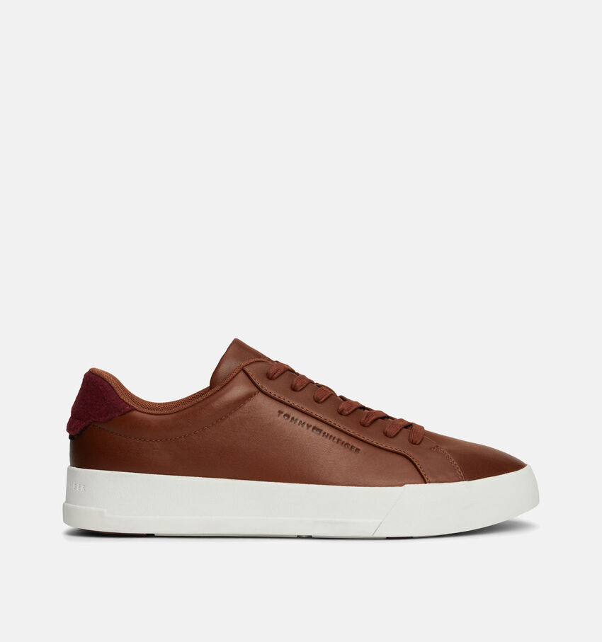 Tommy Hilfiger Court Seasonal Winter Cognac Veterschoenen
