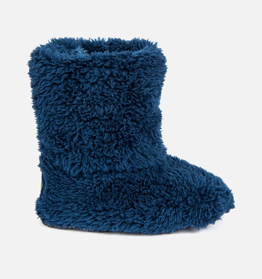 STONES and BONES Cozy Blauwe Pantoffels