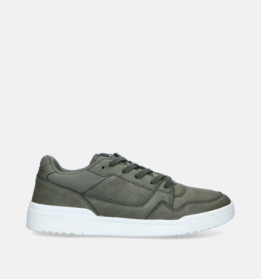 Jack & Jones London Olijfgroene Veterschoenen