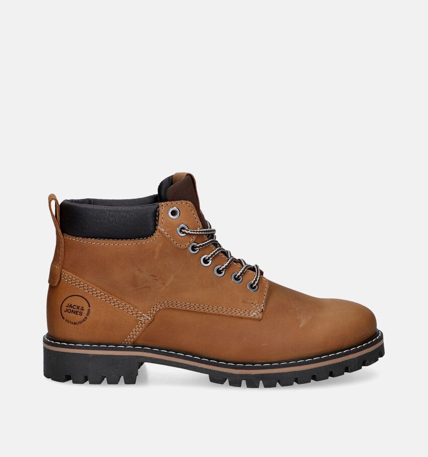 Jack & Jones Queensway Leather Naturel Boots