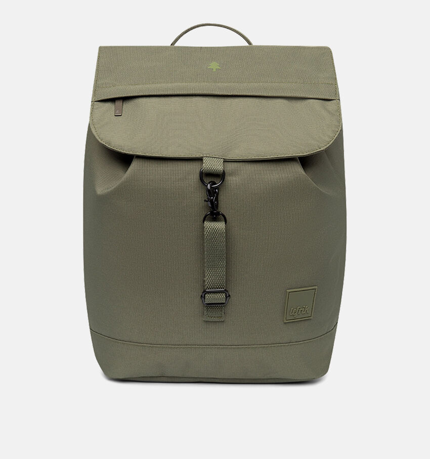 Lefrik Scout Stripes Kaki Rugzak met laptopvak