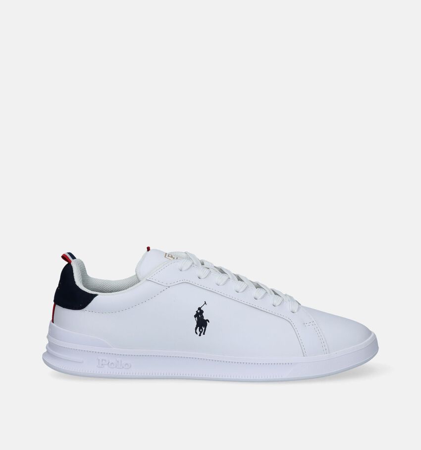 Polo Ralph Lauren HRT Court Chaussures à lacets en Blanc