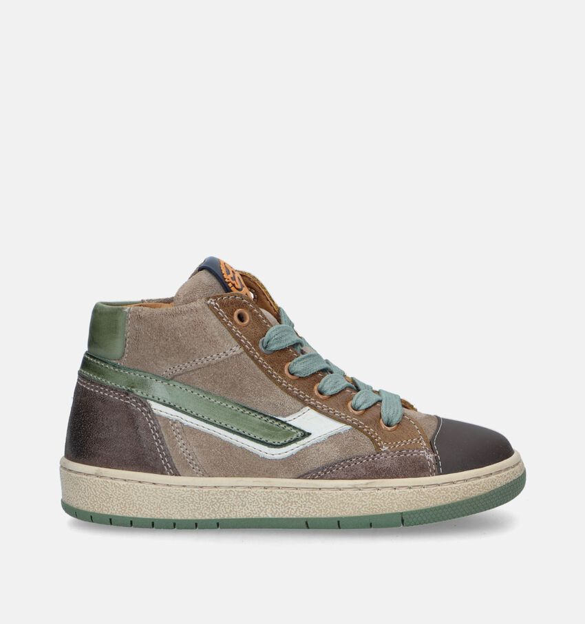STONES and BONES Colas Groene Bottines