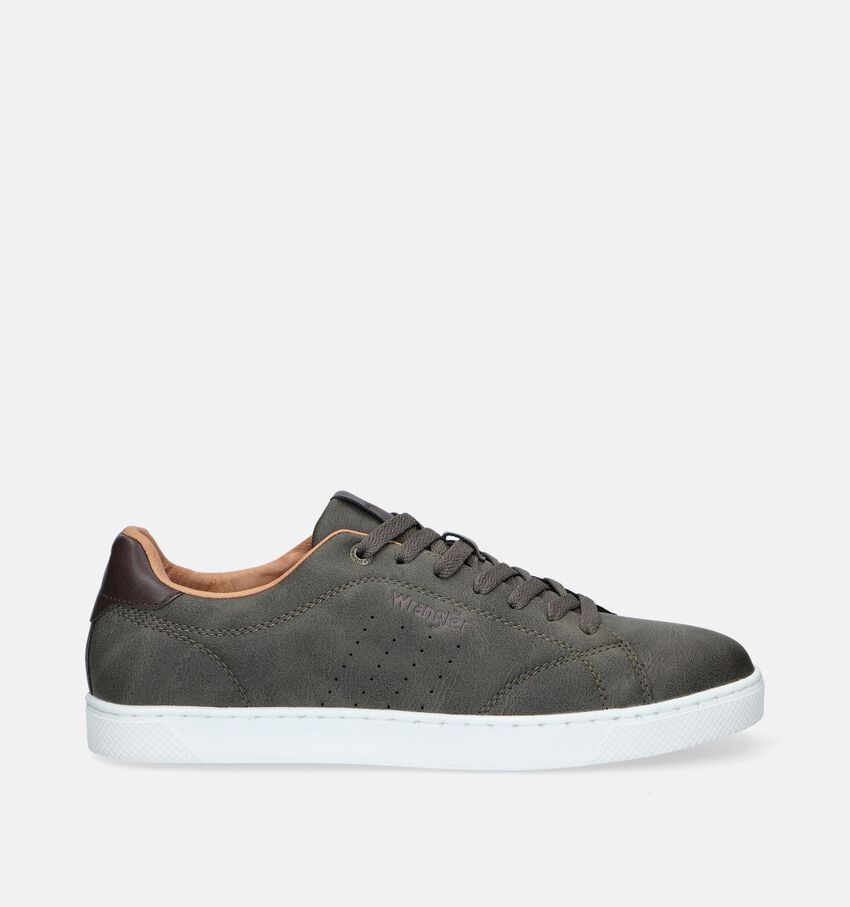 Wrangler Butch Chaussures à lacets en Vert kaki