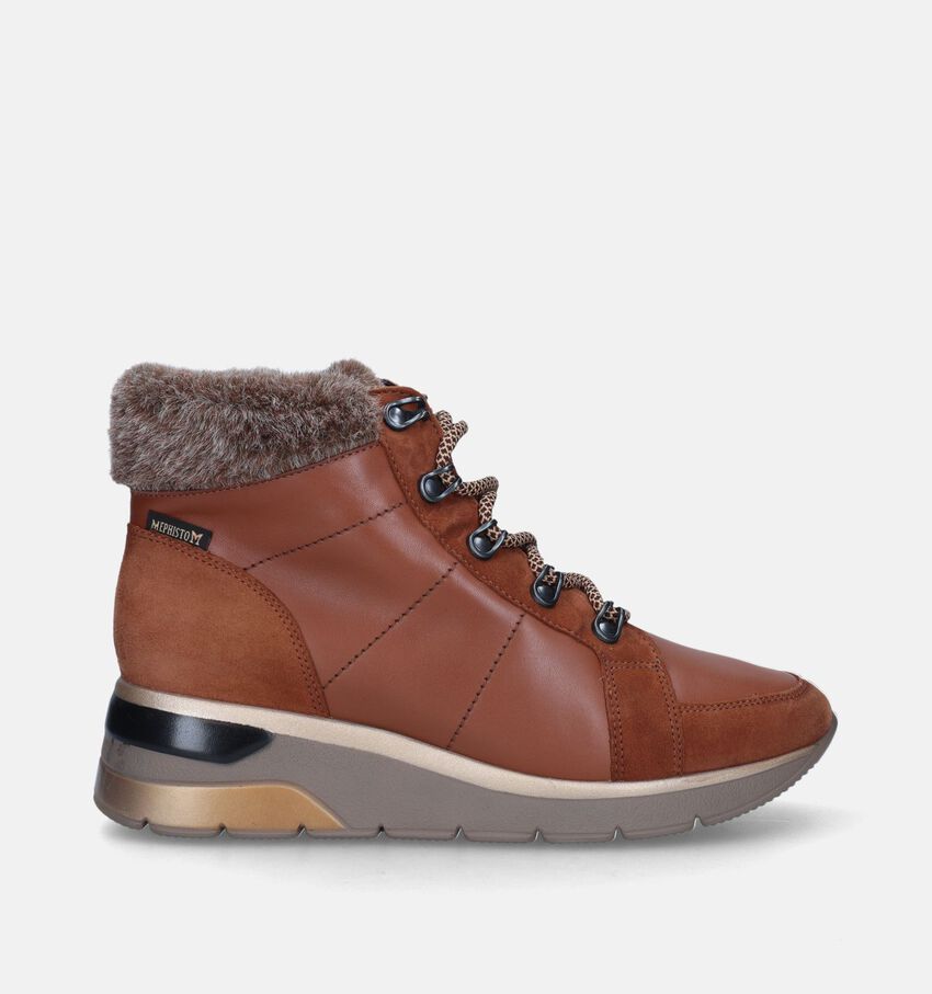 Mephisto Evodia Cognac Wedge veterboots