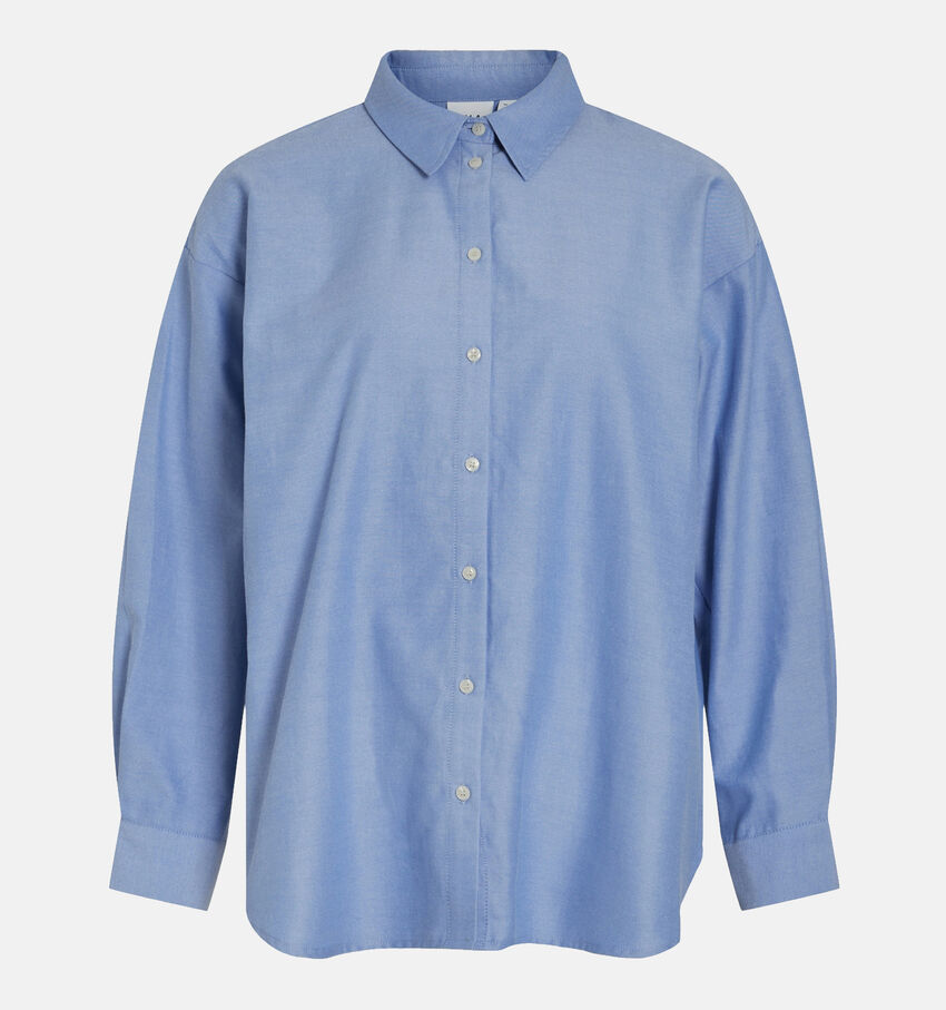 Vila Drisa Blauwe Oversized hemd