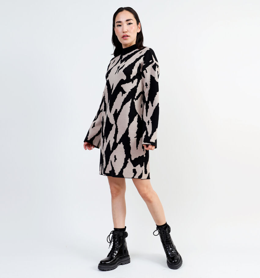 Vero Moda Gold Zwarte Trui jurk