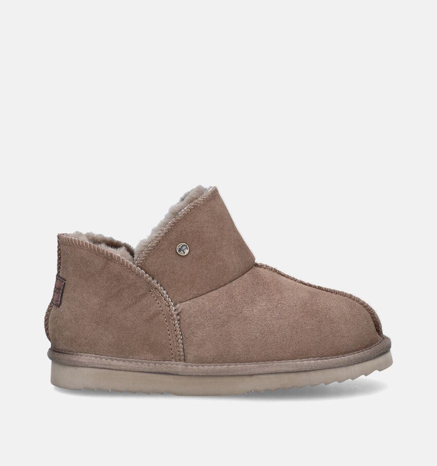 Warmbat Willow Taupe Hoge Pantoffels
