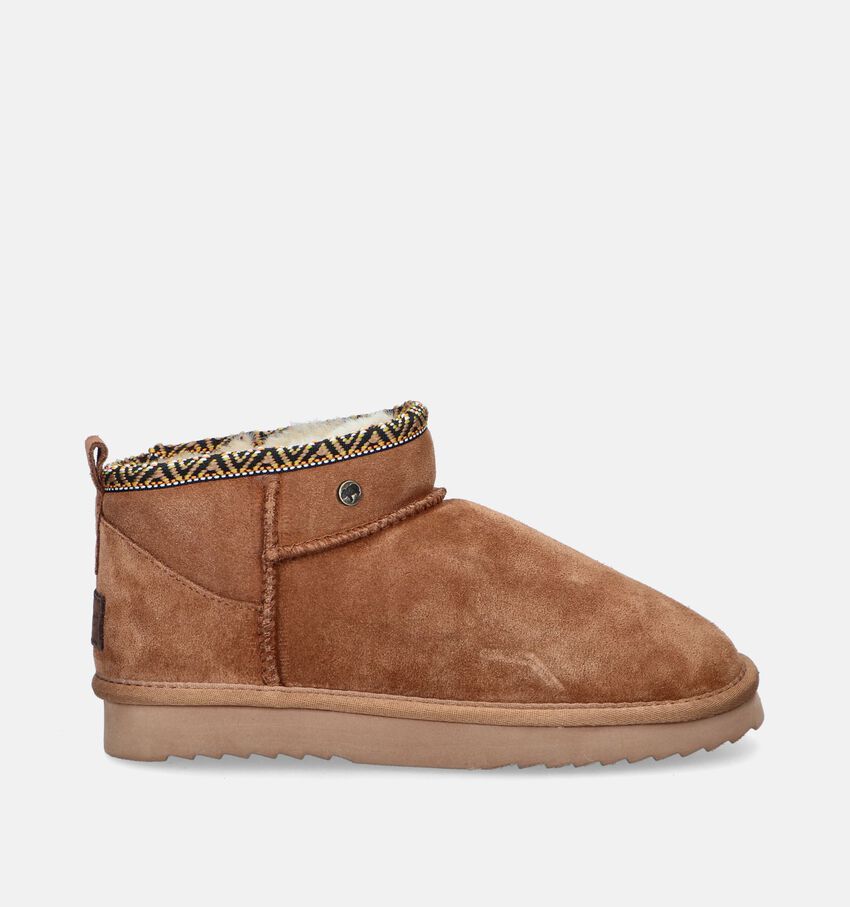 Warmbat Durack Tape Bottes en Cognac