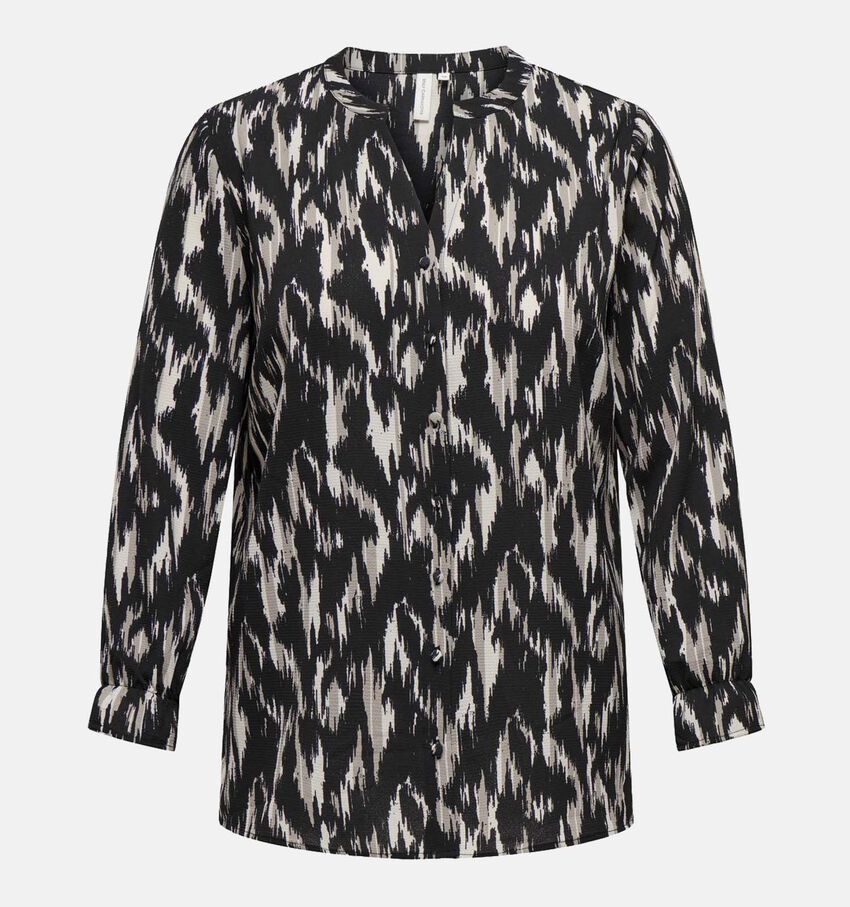 ONLY Carmakoma Lux Zwarte Blouse