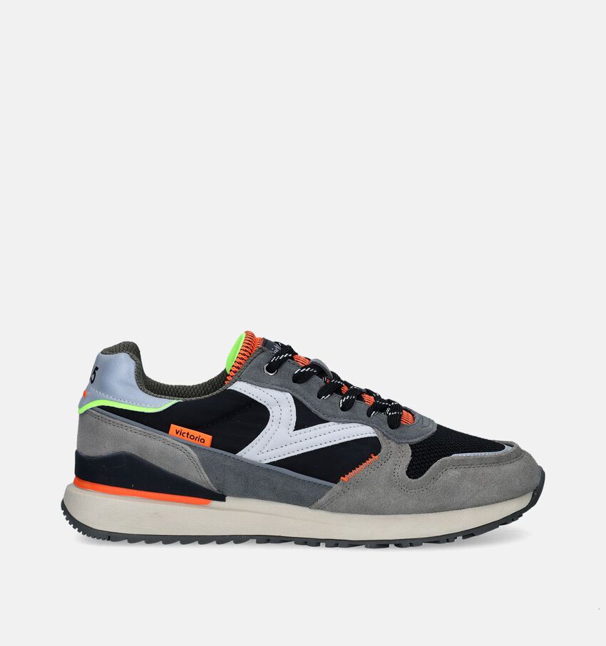 Victoria Zwarte Veterschoenen