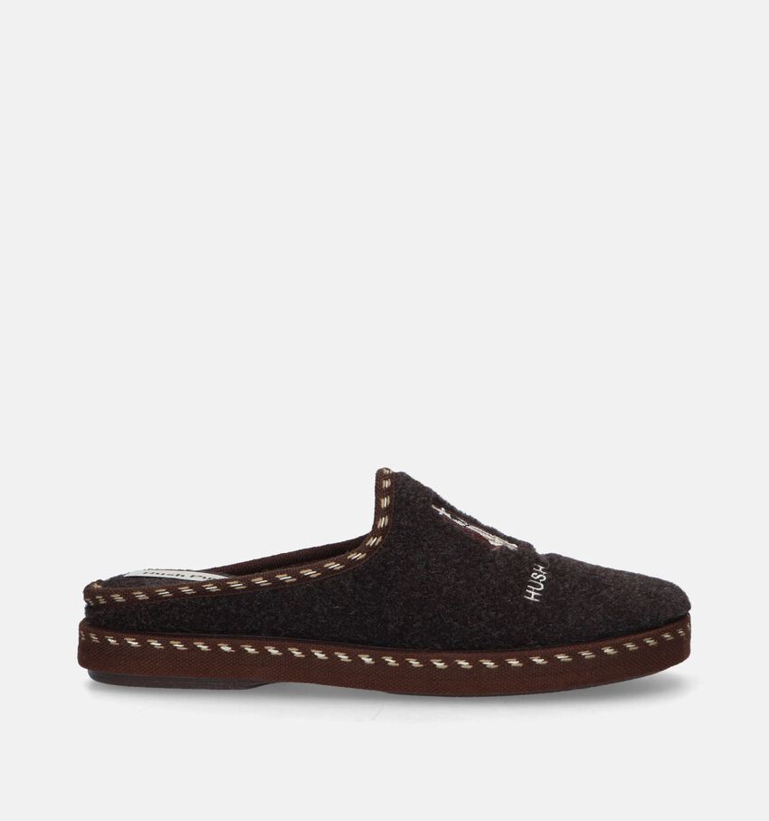 Hush Puppies Deux Pantoufles en Brun