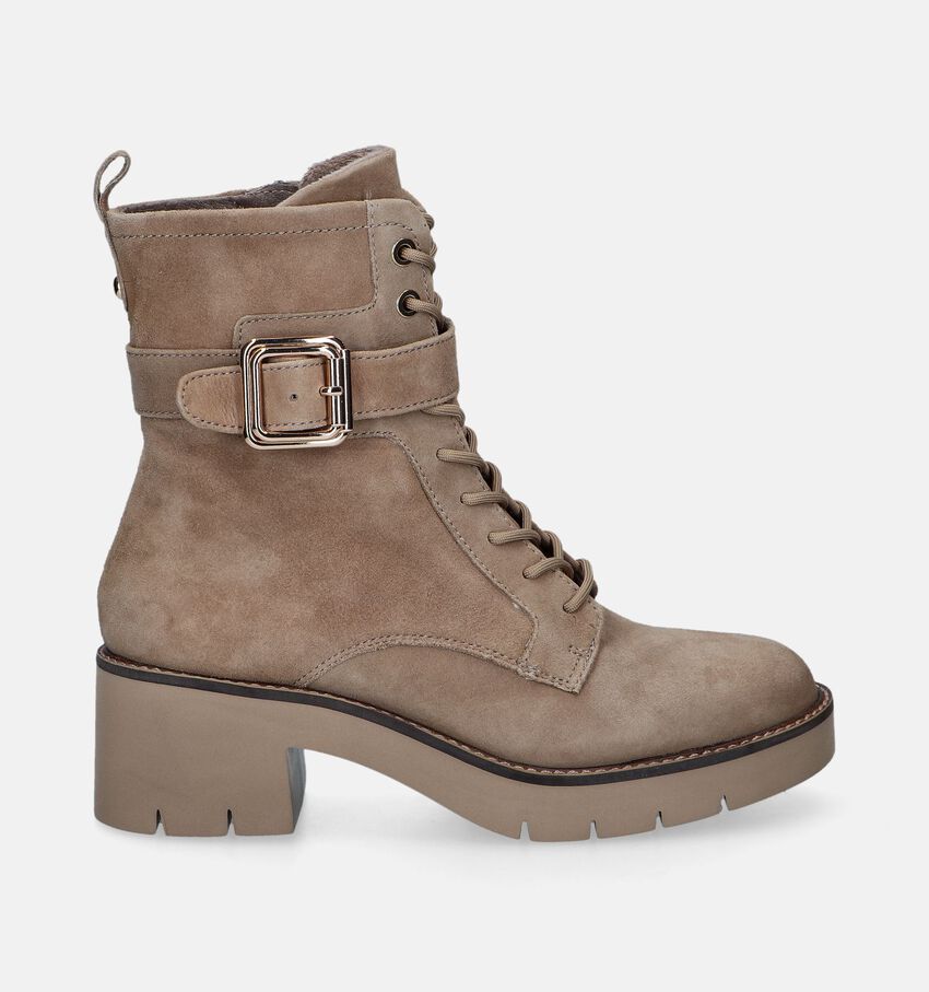 Tamaris Boots à lacets en Beige