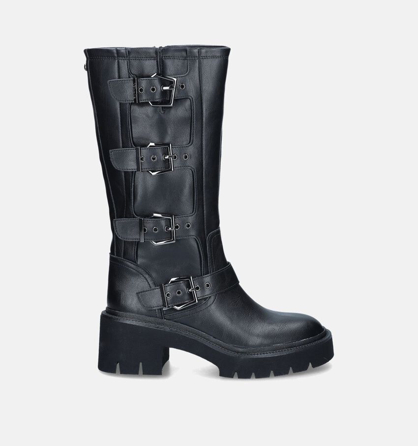 Tamaris Bottes de motard hautes en Noir