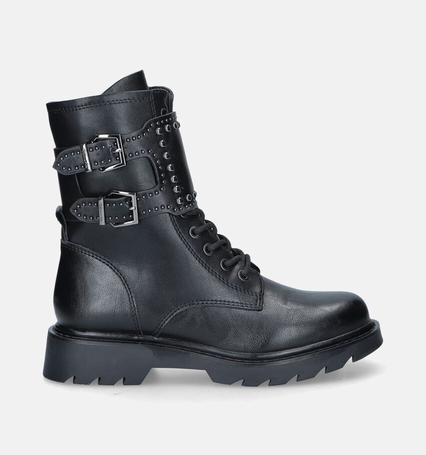 Tamaris Bottes de motard en Noir