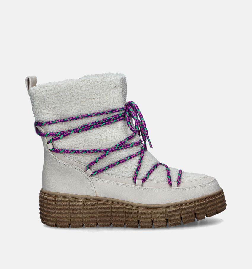 Tamaris Bottines Fourrées en Beige