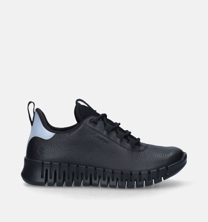 ECCO Gruuv Gore Tex Zwarte Veterschoenen