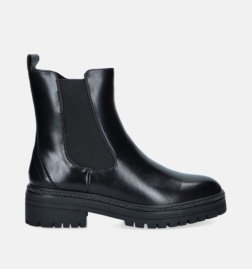 Marco Tozzi Bottines Chelsea en Noir