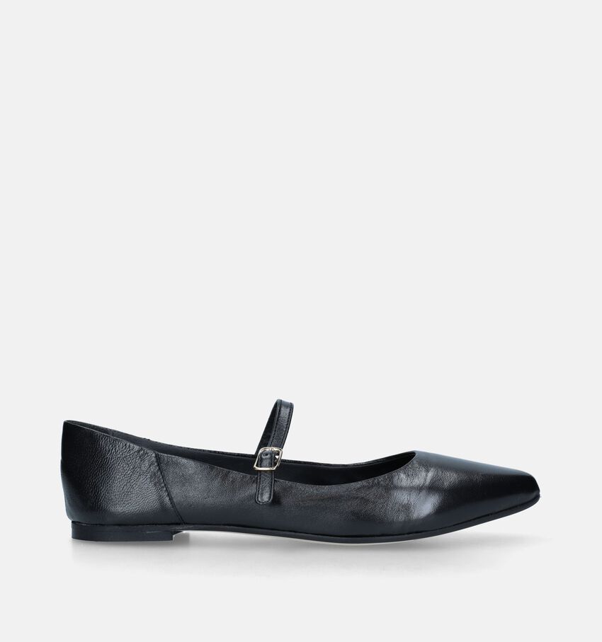 Laurent David Strap Ballerines en Noir