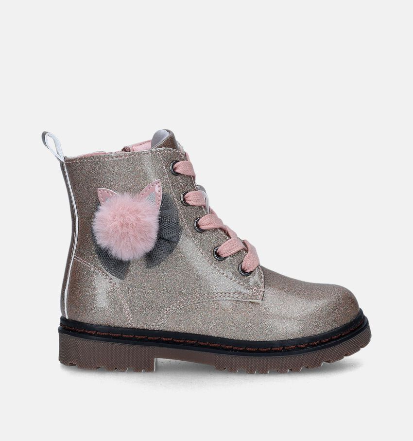 Milo & Mila Bottines robustes en Rose