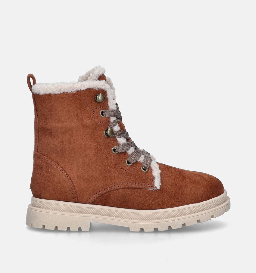 Milo & Mila Cognac Bottines