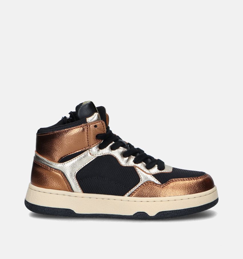 Milo & Mila Bronzen Hoge sneakers
