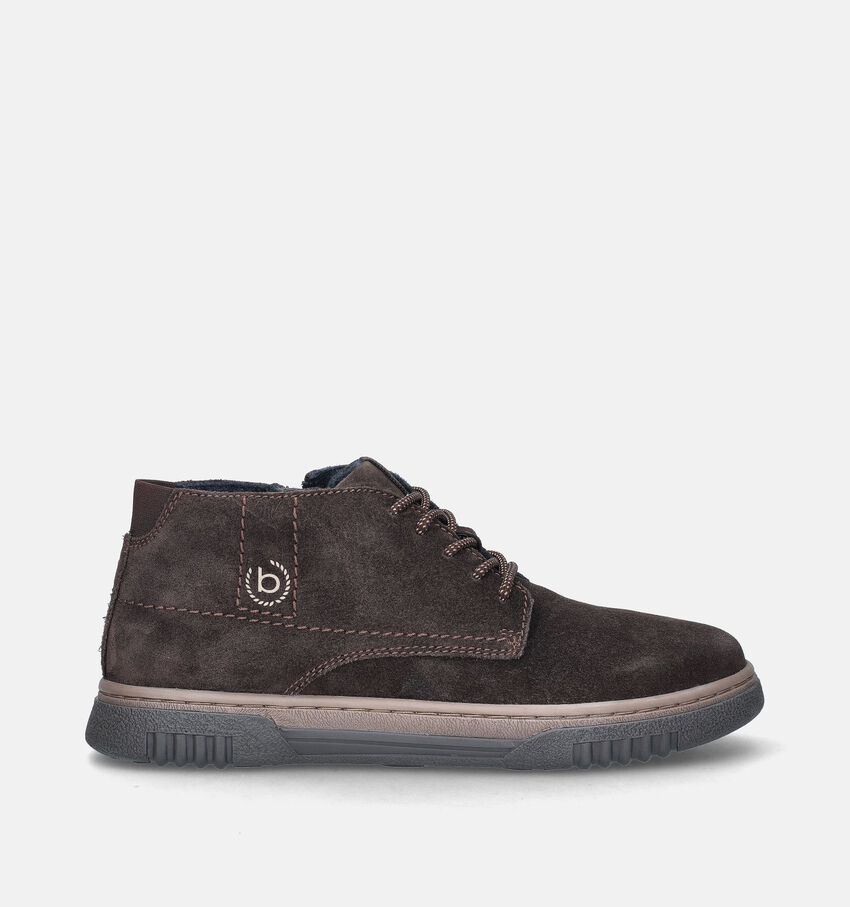 Bugatti Chaussures hautes en Brun foncé