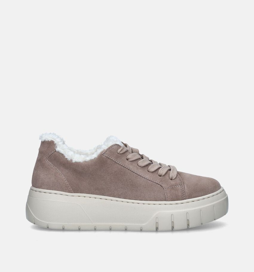 Gabor Best Fitting Beige Veterschoenen