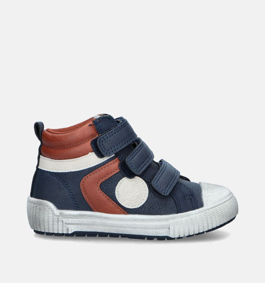 Milo & Mila Blauwe Velcroschoenen