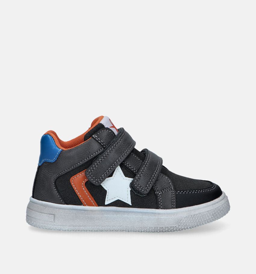Milo & Mila Grijze Velcroschoenen