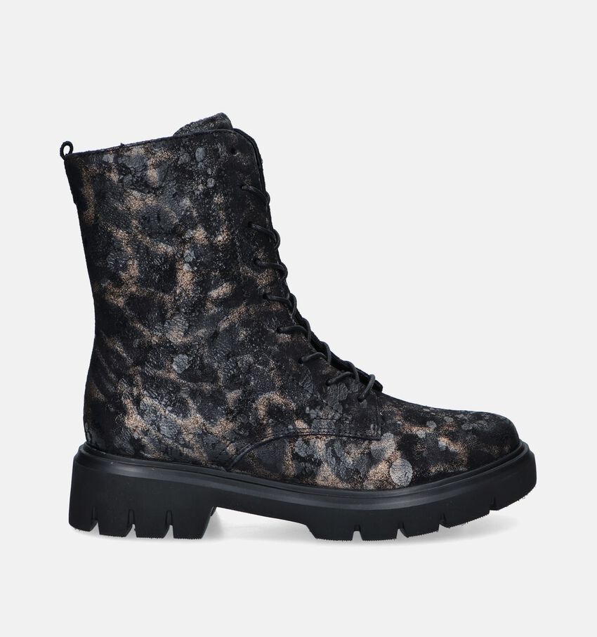 Remonte Boots à lacets en Noir