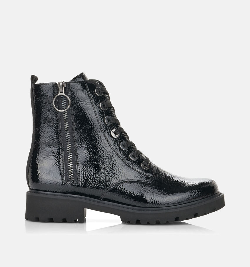 Remonte Boots à lacets en Noir