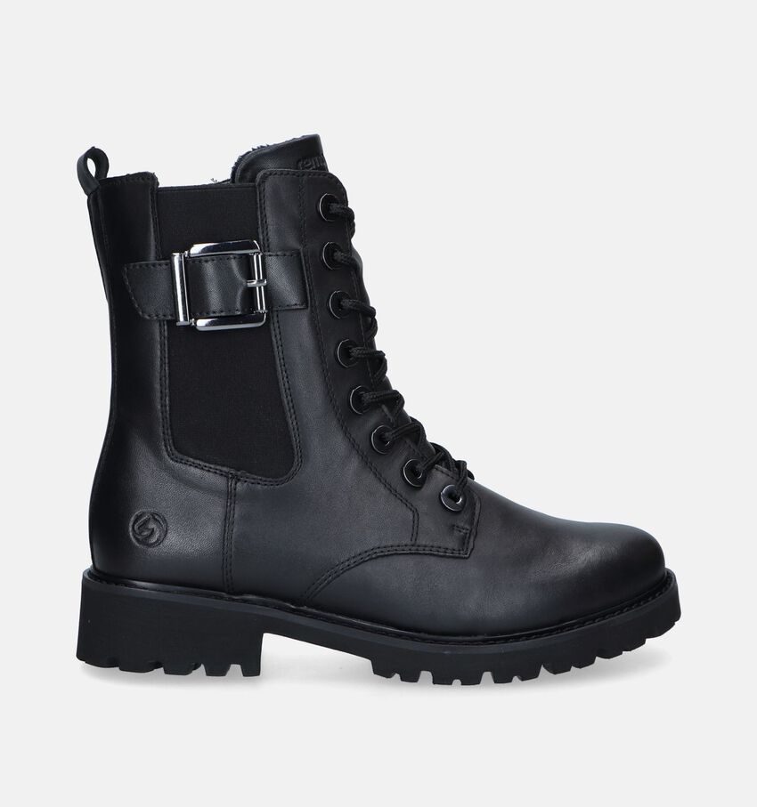 Remonte Boots à lacets en Noir
