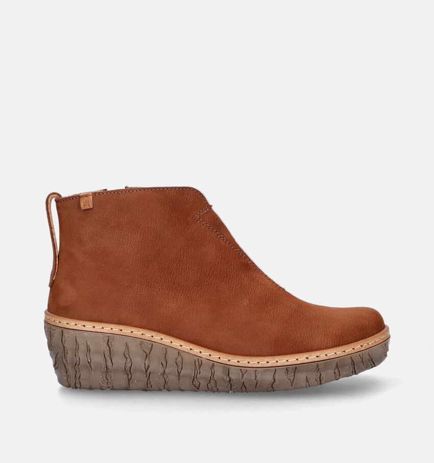 El Naturalista Bottines à talons en Cognac