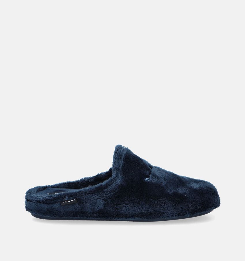Scapa Pantoufles ouvertes en Bleu foncé