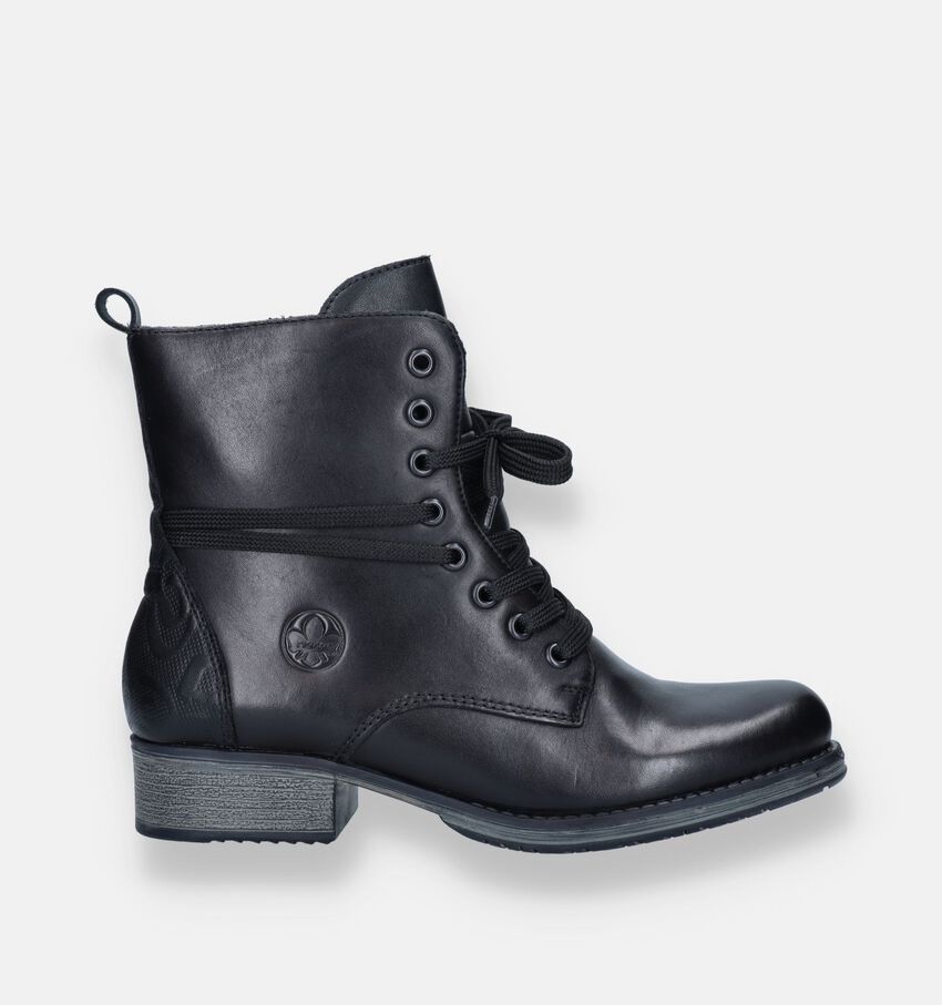 Rieker Bottines à lacets en Noir