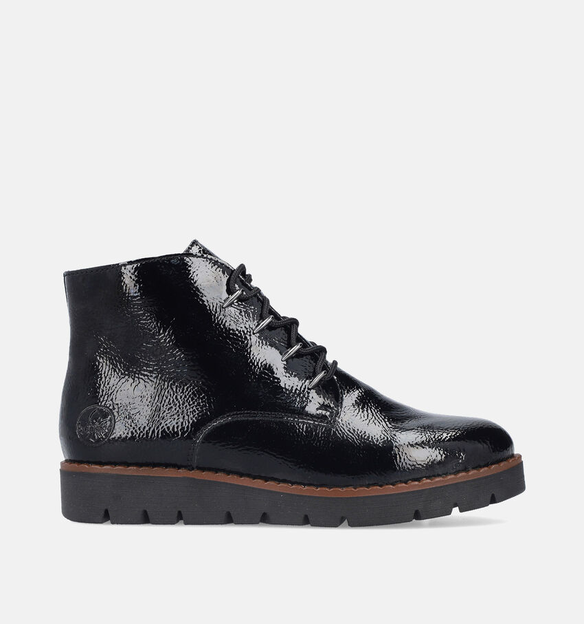 Rieker Bottines à lacets en Noir