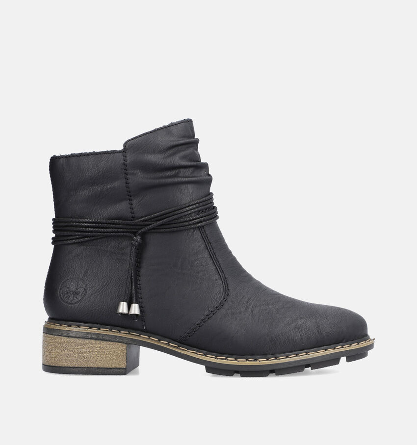Rieker Bottines plates en Noir