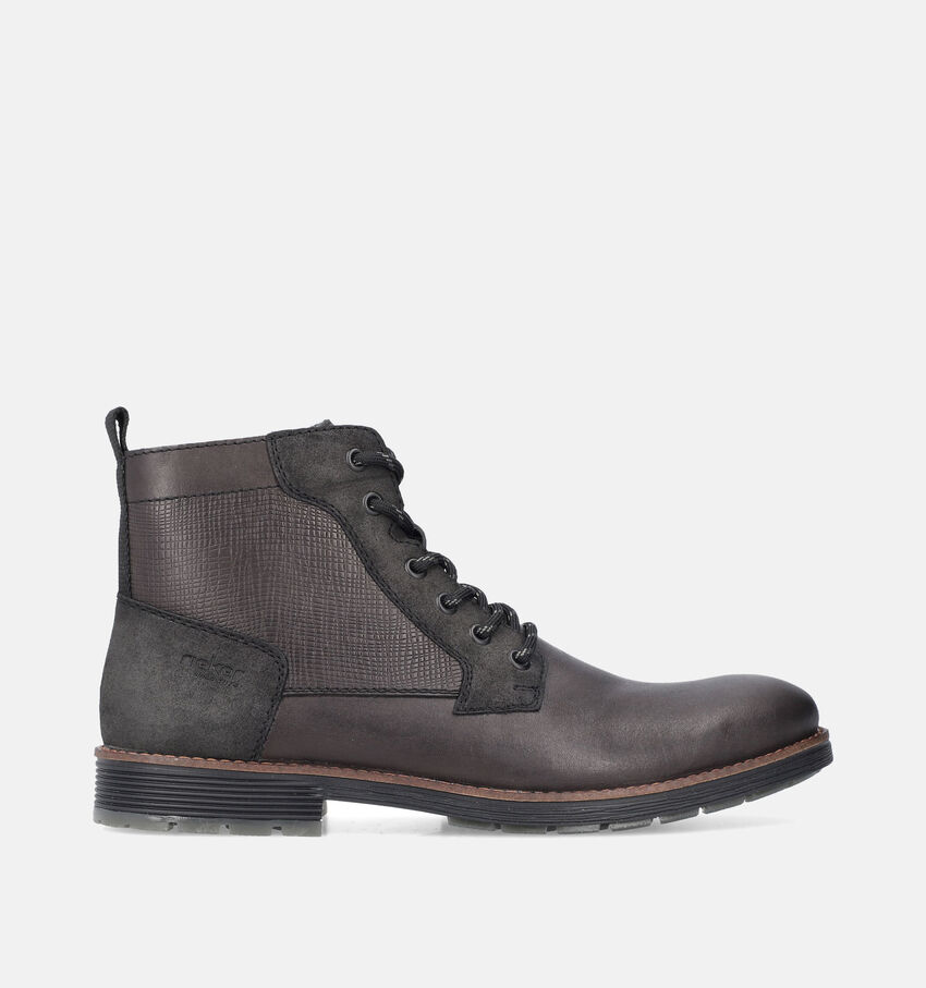 Rieker Boots à lacets en Gris