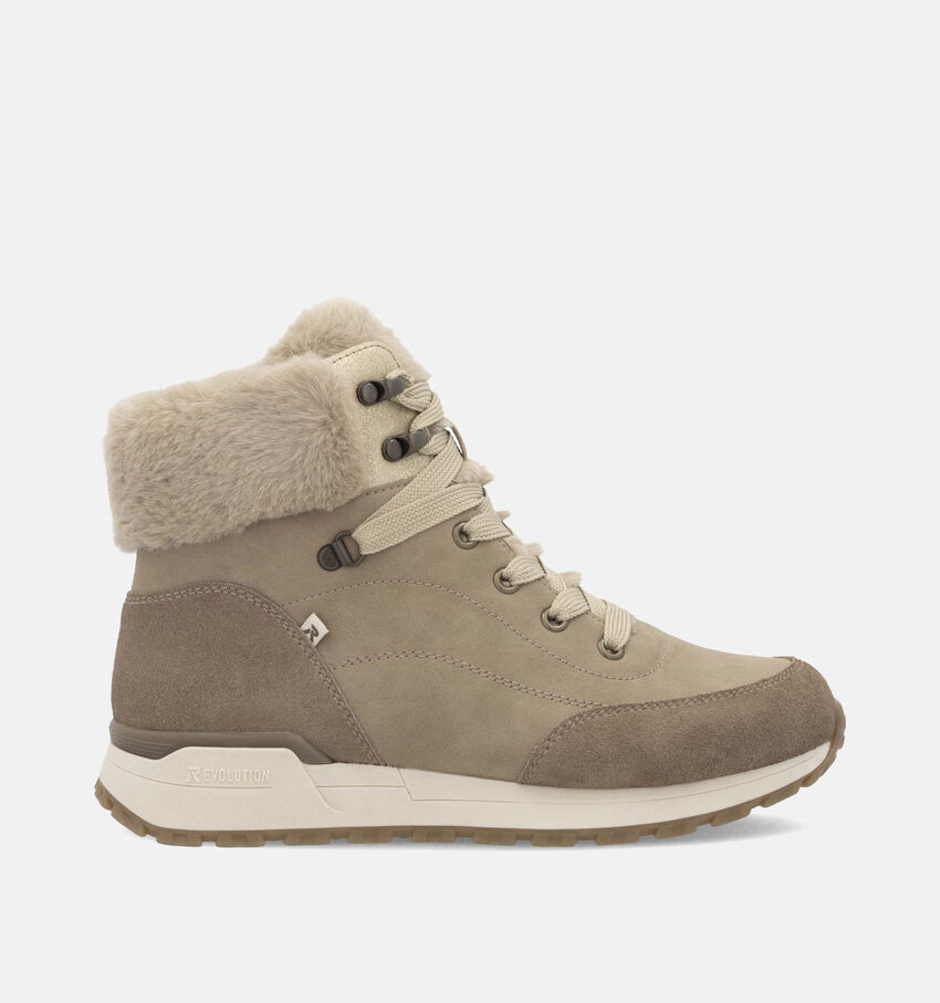 Rieker R-Evolution Beige Hoge sneakers