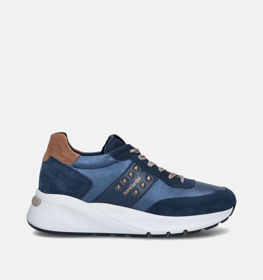 NeroGiardini Blauwe Sneakers