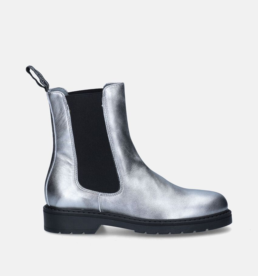 NeroGiardini Zilveren Chelsea boots